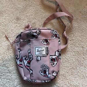 Herschel Supply X Santa Cruz pink hand cross body bag